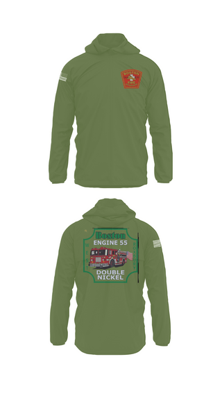 Windbreaker, Boston Fire Department Engine 55, , Teamtime, Team time, sublimation, custom sports apparel, team uniforms, spirit wear, spiritwear, sports uniforms, custom shirts, team store, custom team store, fundraiser sports, apparel fundraiser