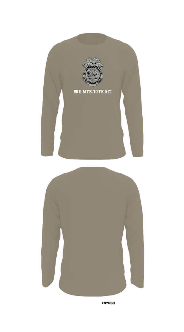 Long Sleeve Performance Shirt, 2nd MTB/70th RTI, Army, Teamtime, Team time, sublimation, custom sports apparel, team uniforms, spirit wear, spiritwear, sports uniforms, custom shirts, team store, custom team store, fundraiser sports, apparel fundraiser