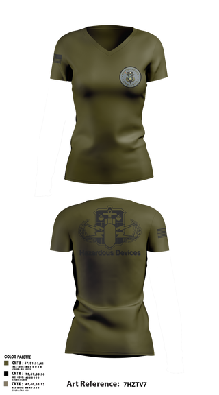 Womens Short Sleeve Vneck Shirt, Raleigh Police Bomb Squad, Police, Teamtime, Team time, sublimation, custom sports apparel, team uniforms, spirit wear, spiritwear, sports uniforms, custom shirts, team store, custom team store, fundraiser sports, apparel fundraiser