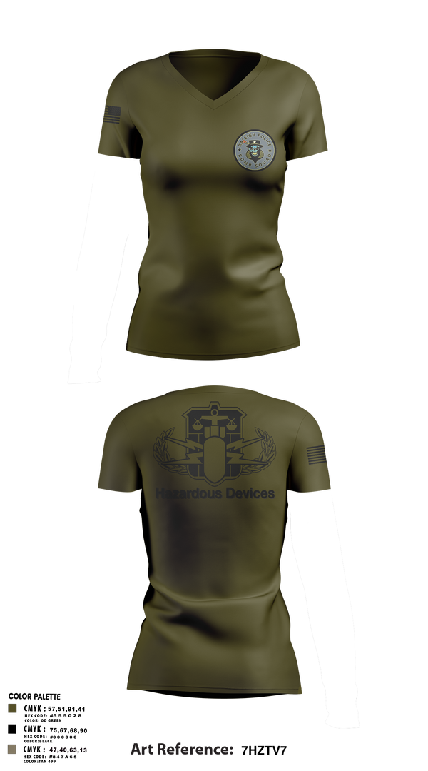 Womens Short Sleeve Vneck Shirt, Raleigh Police Bomb Squad, Police, Teamtime, Team time, sublimation, custom sports apparel, team uniforms, spirit wear, spiritwear, sports uniforms, custom shirts, team store, custom team store, fundraiser sports, apparel fundraiser