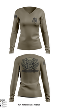 304th EN CO Women's Long Sleeve V-neck Shirt - 2