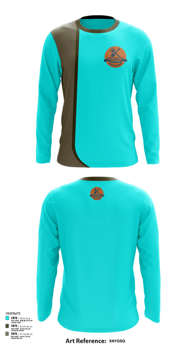 Hillbilly Lawn Works And Repair 55807073 Long Sleeve Performance Shirt - 123