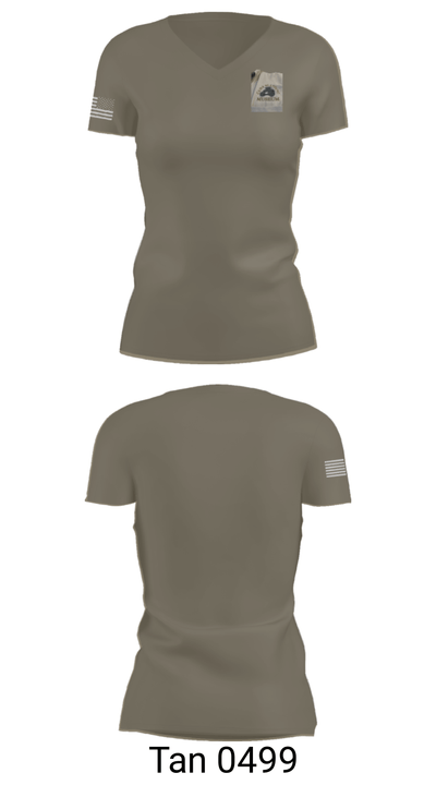 Camp Blanding Museum 53408577 Women's Short Sleeve V-neck Shirt - 68