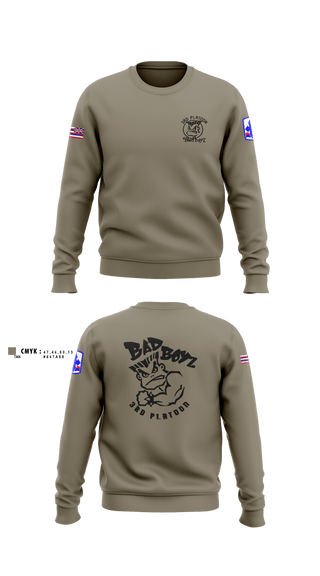 Crew Neck Sweatshirt, Ewok dismount3rd PLT Bad BoysBad boyz3rd PLT Bad BoysBad Boiiz3rd PLT Bad BoysPT Bad Boiiz3rd PLT Bad BoysBlue Ewok, , Teamtime, Team time, sublimation, custom sports apparel, team uniforms, spirit wear, spiritwear, sports uniforms, custom shirts, team store, custom team store, fundraiser sports, apparel fundraiser