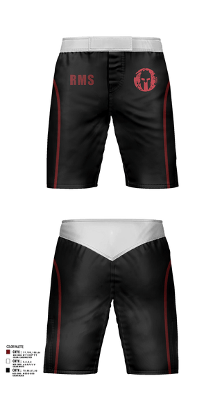 Fight Shorts, Riverton Middle School Wrestling, Wrestling, Teamtime, Team time, sublimation, custom sports apparel, team uniforms, spirit wear, spiritwear, sports uniforms, custom shirts, team store, custom team store, fundraiser sports, apparel fundraiser