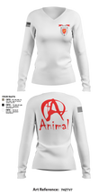 undefined Women's Long Sleeve V-neck Shirt - 2