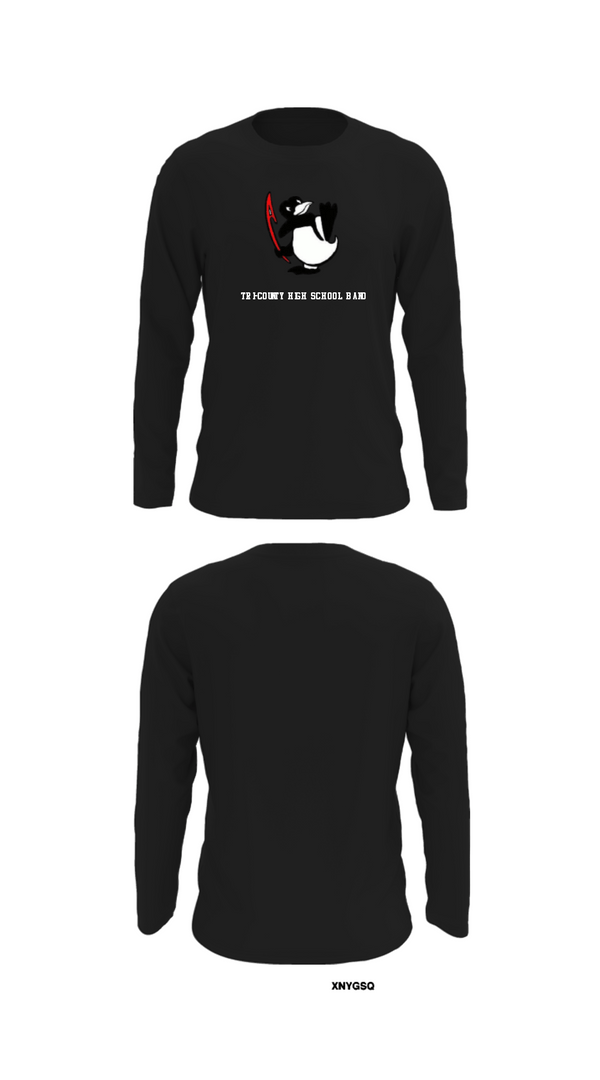 Long Sleeve Performance Shirt, Tri-County High School Band, Spirit Store, Teamtime, Team time, sublimation, custom sports apparel, team uniforms, spirit wear, spiritwear, sports uniforms, custom shirts, team store, custom team store, fundraiser sports, apparel fundraiser