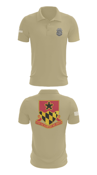 Short Sleeve Performance Polo, 2nd MTB/70th RTI, Army, Teamtime, Team time, sublimation, custom sports apparel, team uniforms, spirit wear, spiritwear, sports uniforms, custom shirts, team store, custom team store, fundraiser sports, apparel fundraiser