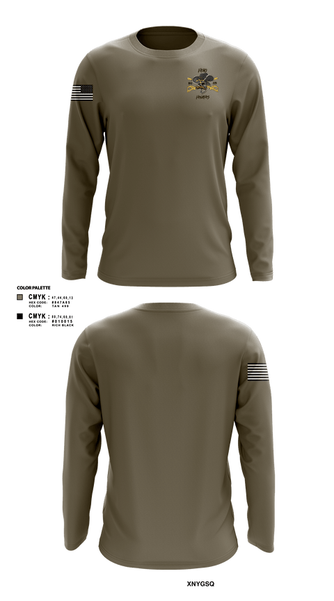 Long Sleeve Performance Shirt, 1-221 CAV, Army, Teamtime, Team time, sublimation, custom sports apparel, team uniforms, spirit wear, spiritwear, sports uniforms, custom shirts, team store, custom team store, fundraiser sports, apparel fundraiser