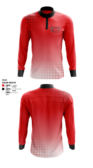 Quarter Zip Jacket, Badger Youth Wrestling Club, Wrestling, Teamtime, Team time, sublimation, custom sports apparel, team uniforms, spirit wear, spiritwear, sports uniforms, custom shirts, team store, custom team store, fundraiser sports, apparel fundraiser