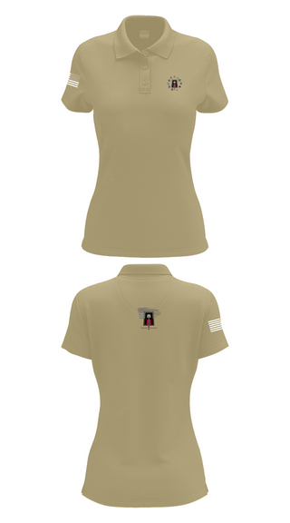 Womens Short Sleeve Performance Polo, 5th Armored Brigade, , Teamtime, Team time, sublimation, custom sports apparel, team uniforms, spirit wear, spiritwear, sports uniforms, custom shirts, team store, custom team store, fundraiser sports, apparel fundraiser