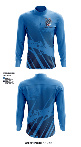 Quarter Zip Jacket, Texas titans, , Teamtime, Team time, sublimation, custom sports apparel, team uniforms, spirit wear, spiritwear, sports uniforms, custom shirts, team store, custom team store, fundraiser sports, apparel fundraiser