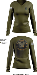 314th Security Forces Squadron 76441062 Women's Long Sleeve V-neck Shirt - 251