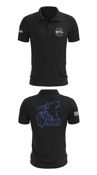 Short Sleeve Performance Polo, Shawnee Middle School Cheer, Cheer, Teamtime, Team time, sublimation, custom sports apparel, team uniforms, spirit wear, spiritwear, sports uniforms, custom shirts, team store, custom team store, fundraiser sports, apparel fundraiser