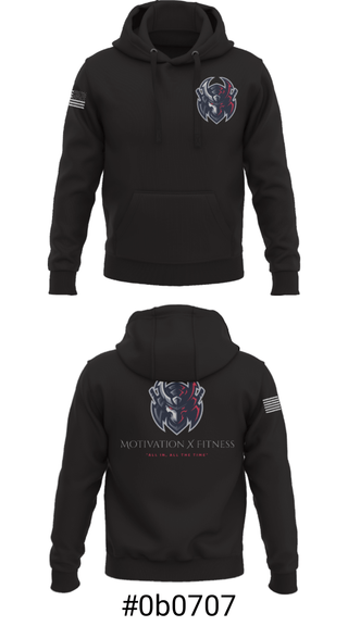 Hoodie, Motivation X Fitness, LLC, , Teamtime, Team time, sublimation, custom sports apparel, team uniforms, spirit wear, spiritwear, sports uniforms, custom shirts, team store, custom team store, fundraiser sports, apparel fundraiser