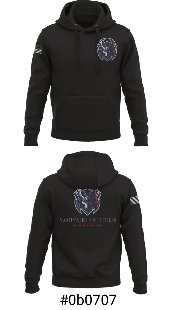 Hoodie, Motivation X Fitness, LLC, , Teamtime, Team time, sublimation, custom sports apparel, team uniforms, spirit wear, spiritwear, sports uniforms, custom shirts, team store, custom team store, fundraiser sports, apparel fundraiser
