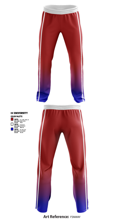 Lingle-Fort Laramie High School Basketball 43893135 Sweatpants - 2