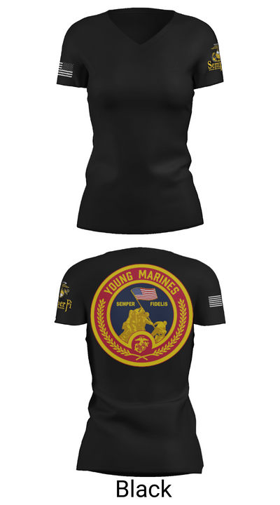 Rogue Valley 54220883 Women's Short Sleeve V-neck Shirt - 28