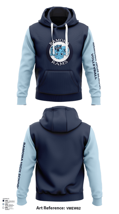 Ramona High School Volleyball 26782509 Hoodie - 114