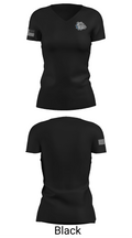 Woodburn Bulldogs 46725617 Women's Short Sleeve V-neck Shirt - 38