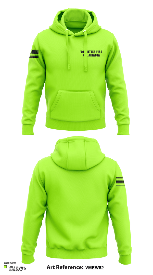 Hoodie, Volunteer Fire Co. Ainaloa, Fire Department, Teamtime, Team time, sublimation, custom sports apparel, team uniforms, spirit wear, spiritwear, sports uniforms, custom shirts, team store, custom team store, fundraiser sports, apparel fundraiser