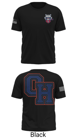 Short Sleeve Performance Shirt, Oak Hill High School, Spirit Store, Teamtime, Team time, sublimation, custom sports apparel, team uniforms, spirit wear, spiritwear, sports uniforms, custom shirts, team store, custom team store, fundraiser sports, apparel fundraiser