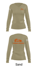 Rising Doors 80958329 Women's Long Sleeve V-neck Shirt -1 97
