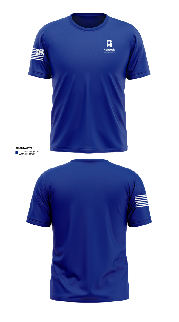 Short Sleeve Performance Shirt, Hancock Claims Consultants, Fire Department, Teamtime, Team time, sublimation, custom sports apparel, team uniforms, spirit wear, spiritwear, sports uniforms, custom shirts, team store, custom team store, fundraiser sports, apparel fundraiser