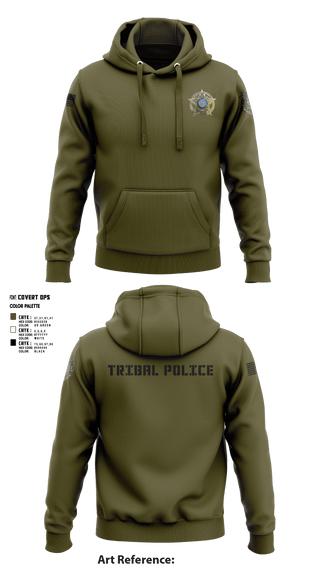 Hoodie, Eastern Shawnee Tribal Police, Police, Teamtime, Team time, sublimation, custom sports apparel, team uniforms, spirit wear, spiritwear, sports uniforms, custom shirts, team store, custom team store, fundraiser sports, apparel fundraiser