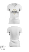 Lakewood High School Bsketball 90891143 Women's Short Sleeve V-neck Shirt - 4