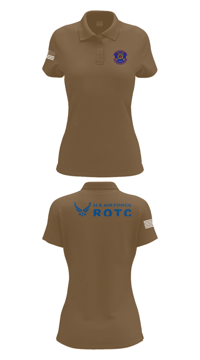 Detachment 035 78200386 Women's Short Sleeve Performance Polo  - 15