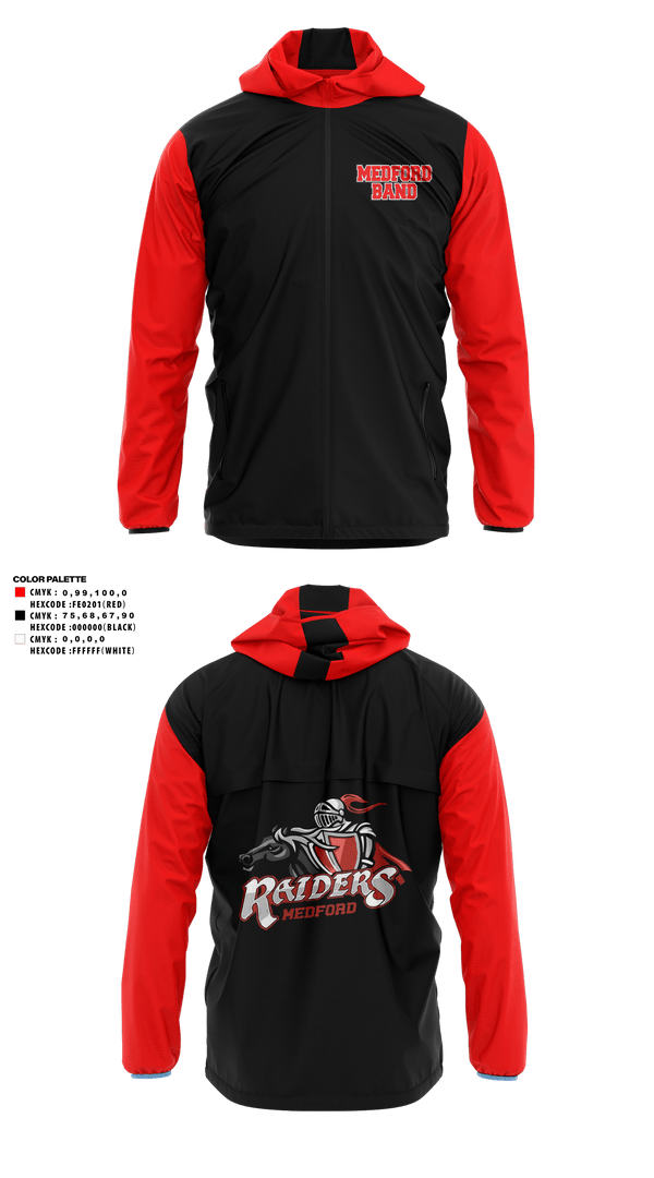 Windbreaker, Medford Area Senior High School Band, Spirit Store, Teamtime, Team time, sublimation, custom sports apparel, team uniforms, spirit wear, spiritwear, sports uniforms, custom shirts, team store, custom team store, fundraiser sports, apparel fundraiser