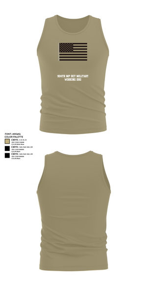 Tank Top, 904th MP Det Military Working Dog, Army, Teamtime, Team time, sublimation, custom sports apparel, team uniforms, spirit wear, spiritwear, sports uniforms, custom shirts, team store, custom team store, fundraiser sports, apparel fundraiser