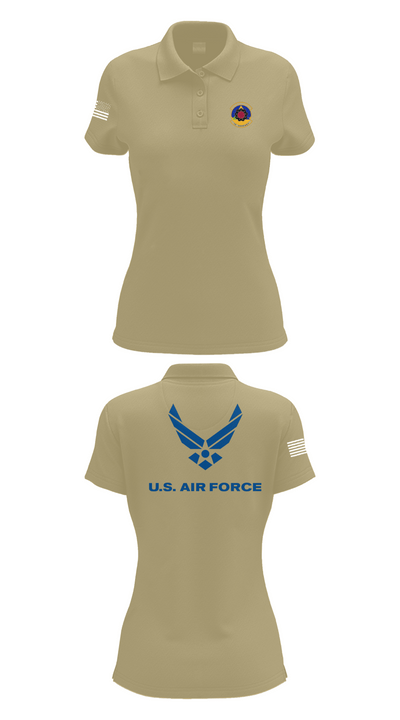 4th Component Maintenance Squadron 36168944 Women's Short Sleeve Performance Polo  - 95