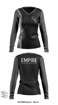 Empire Welding Solutions 41797199 Women's Long Sleeve V-neck Shirt - 133