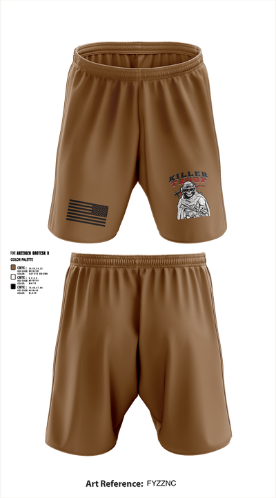 3/2CR Killer Troop 6220684 Athletic Shorts With Pockets - 2