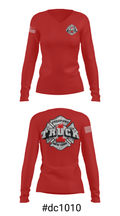 Truck 1 23787663 Women's Long Sleeve V-neck Shirt - 7