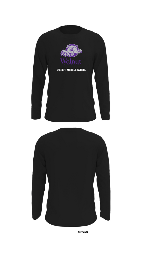 Long Sleeve Performance Shirt, Walnut Middle School, Spirit Store, Teamtime, Team time, sublimation, custom sports apparel, team uniforms, spirit wear, spiritwear, sports uniforms, custom shirts, team store, custom team store, fundraiser sports, apparel fundraiser