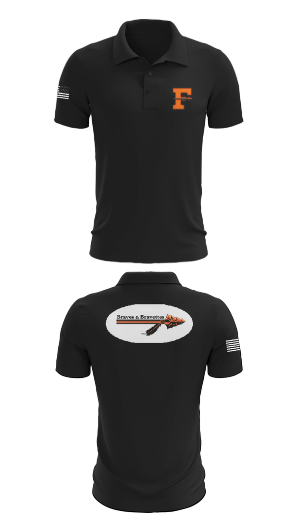 Short Sleeve Performance Polo, Flathead High School Cheer, Cheer, Teamtime, Team time, sublimation, custom sports apparel, team uniforms, spirit wear, spiritwear, sports uniforms, custom shirts, team store, custom team store, fundraiser sports, apparel fundraiser