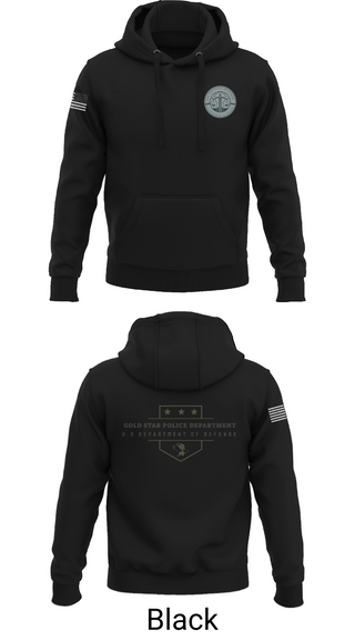 Hoodie, GOLD STAR POLICE DEPARTMENT, , Teamtime, Team time, sublimation, custom sports apparel, team uniforms, spirit wear, spiritwear, sports uniforms, custom shirts, team store, custom team store, fundraiser sports, apparel fundraiser