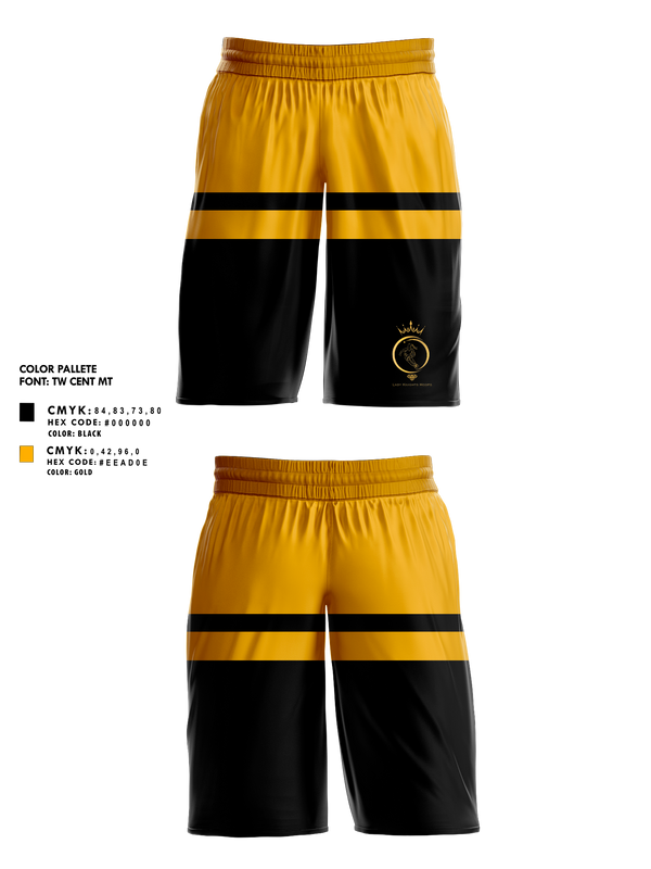 Mens Basketball Shorts, Roland-Grise Lady Knights, Women's Basketball, Teamtime, Team time, sublimation, custom sports apparel, team uniforms, spirit wear, spiritwear, sports uniforms, custom shirts, team store, custom team store, fundraiser sports, apparel fundraiser
