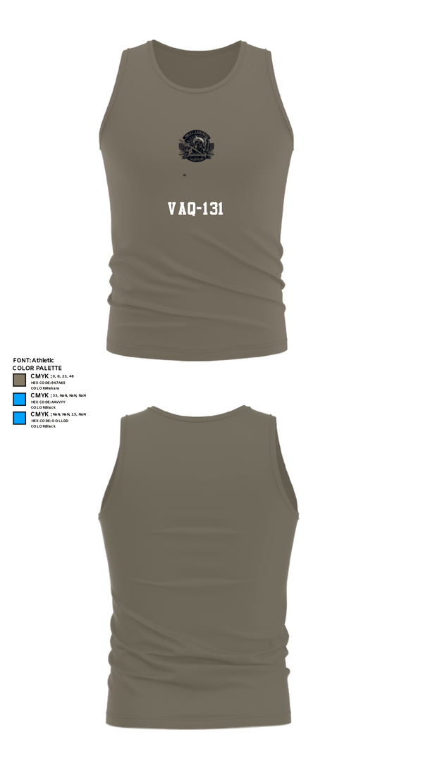 Tank Top, VAQ-131, Navy, Teamtime, Team time, sublimation, custom sports apparel, team uniforms, spirit wear, spiritwear, sports uniforms, custom shirts, team store, custom team store, fundraiser sports, apparel fundraiser
