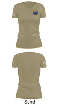 USS ALBANY SSN-753 81677877 Women's Short Sleeve V-neck Shirt - 84