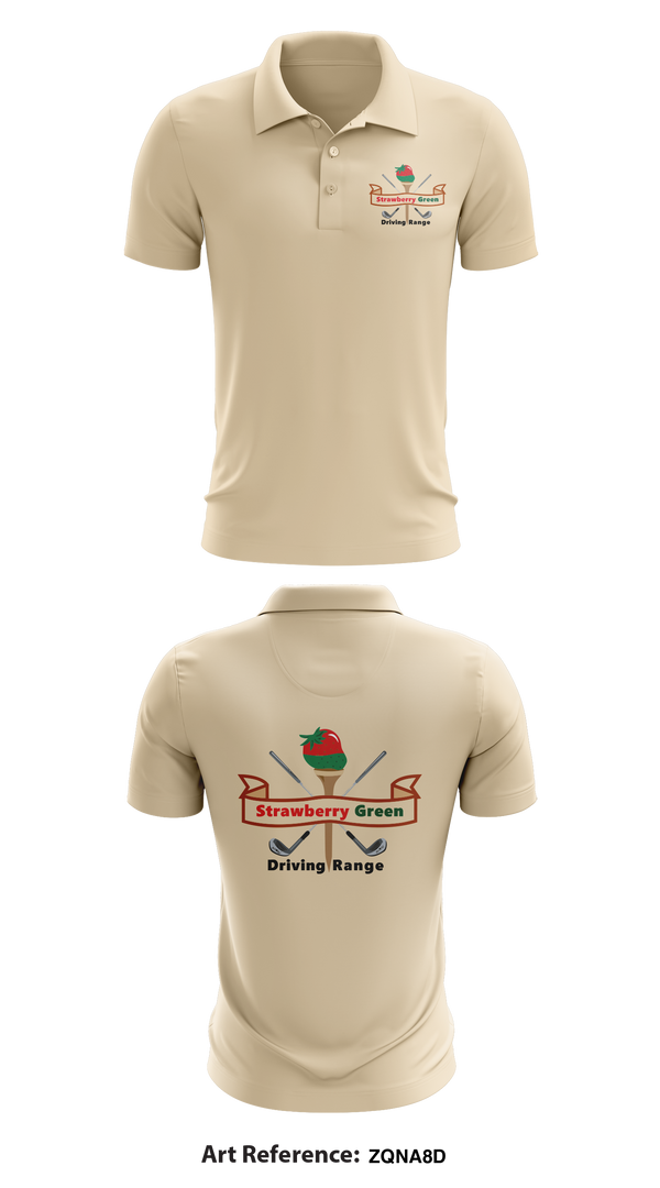 Short Sleeve Performance Polo, strawberry green driving range, Golf, Teamtime, Team time, sublimation, custom sports apparel, team uniforms, spirit wear, spiritwear, sports uniforms, custom shirts, team store, custom team store, fundraiser sports, apparel fundraiser
