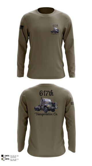 Long Sleeve Performance Shirt, 617th Transportation Company, Army, Teamtime, Team time, sublimation, custom sports apparel, team uniforms, spirit wear, spiritwear, sports uniforms, custom shirts, team store, custom team store, fundraiser sports, apparel fundraiser