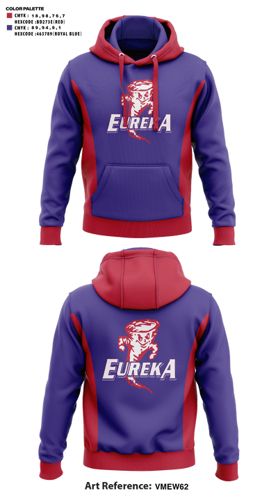 Eureka High School Basketball 16062115 Hoodie - 41