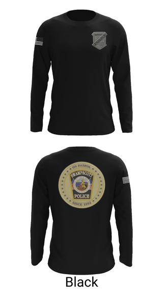 Long Sleeve Performance Shirt, Swampscott Police, Police, Teamtime, Team time, sublimation, custom sports apparel, team uniforms, spirit wear, spiritwear, sports uniforms, custom shirts, team store, custom team store, fundraiser sports, apparel fundraiser
