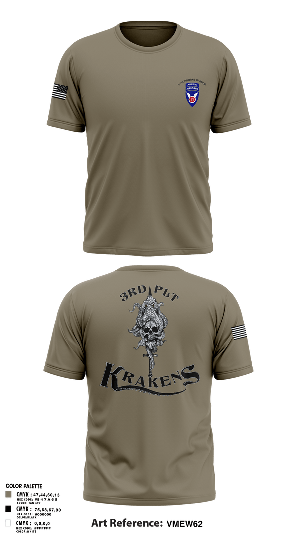 Old School Cotton Feel Shirt, 3RD PLT95TH CBRN3rd plt, Army, Teamtime, Team time, sublimation, custom sports apparel, team uniforms, spirit wear, spiritwear, sports uniforms, custom shirts, team store, custom team store, fundraiser sports, apparel fundraiser