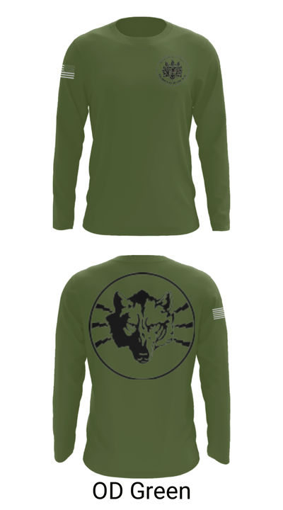 Wolves, Bravo, 305th MI 94376835 Long Sleeve Performance Shirt - 26