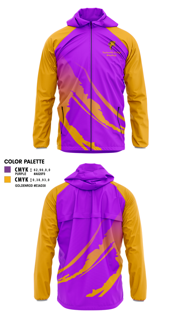 Windbreaker, Taylorville Jr High, Wrestling, Teamtime, Team time, sublimation, custom sports apparel, team uniforms, spirit wear, spiritwear, sports uniforms, custom shirts, team store, custom team store, fundraiser sports, apparel fundraiser